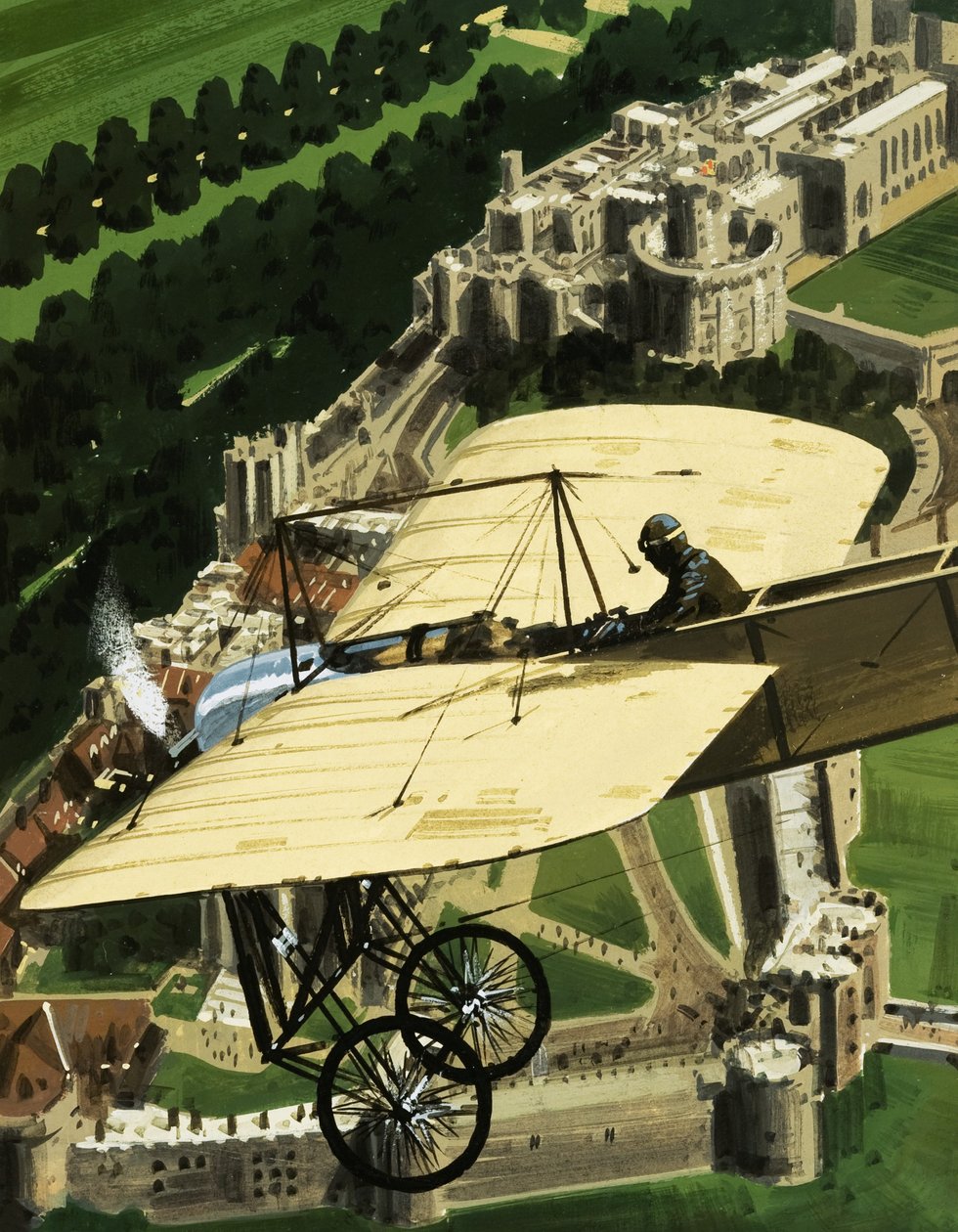 O primeiro serviço de correio aéreo da Grã-Bretanha de Wilf (20th century) Hardy