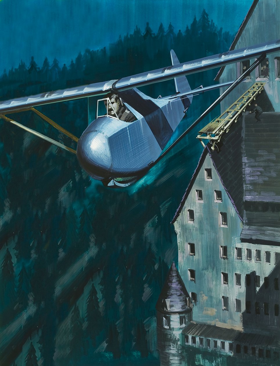 Fuga de planador do Castelo de Colditz de Wilf (20th century) Hardy