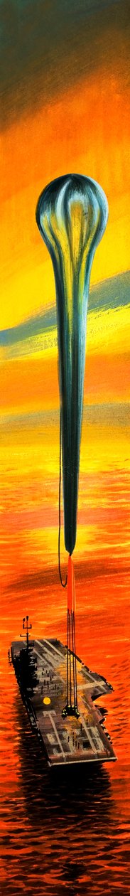 Testes de altitude para astronautas (guache sobre papel) de Wilf (20th century) Hardy