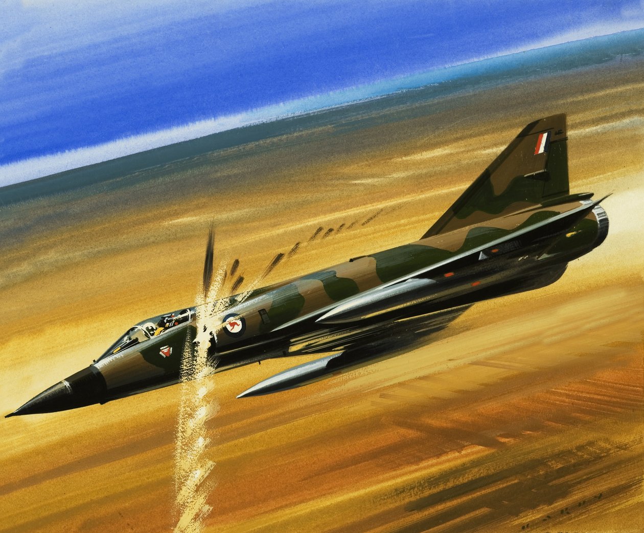 Para o azul: Ricochete! de Wilf (20th century) Hardy
