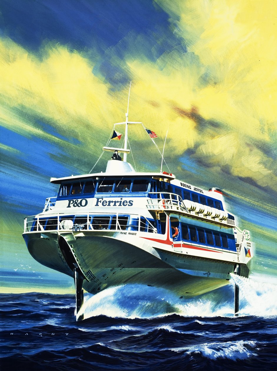 Jetfoil Ferry da PO de Wilf (20th century) Hardy