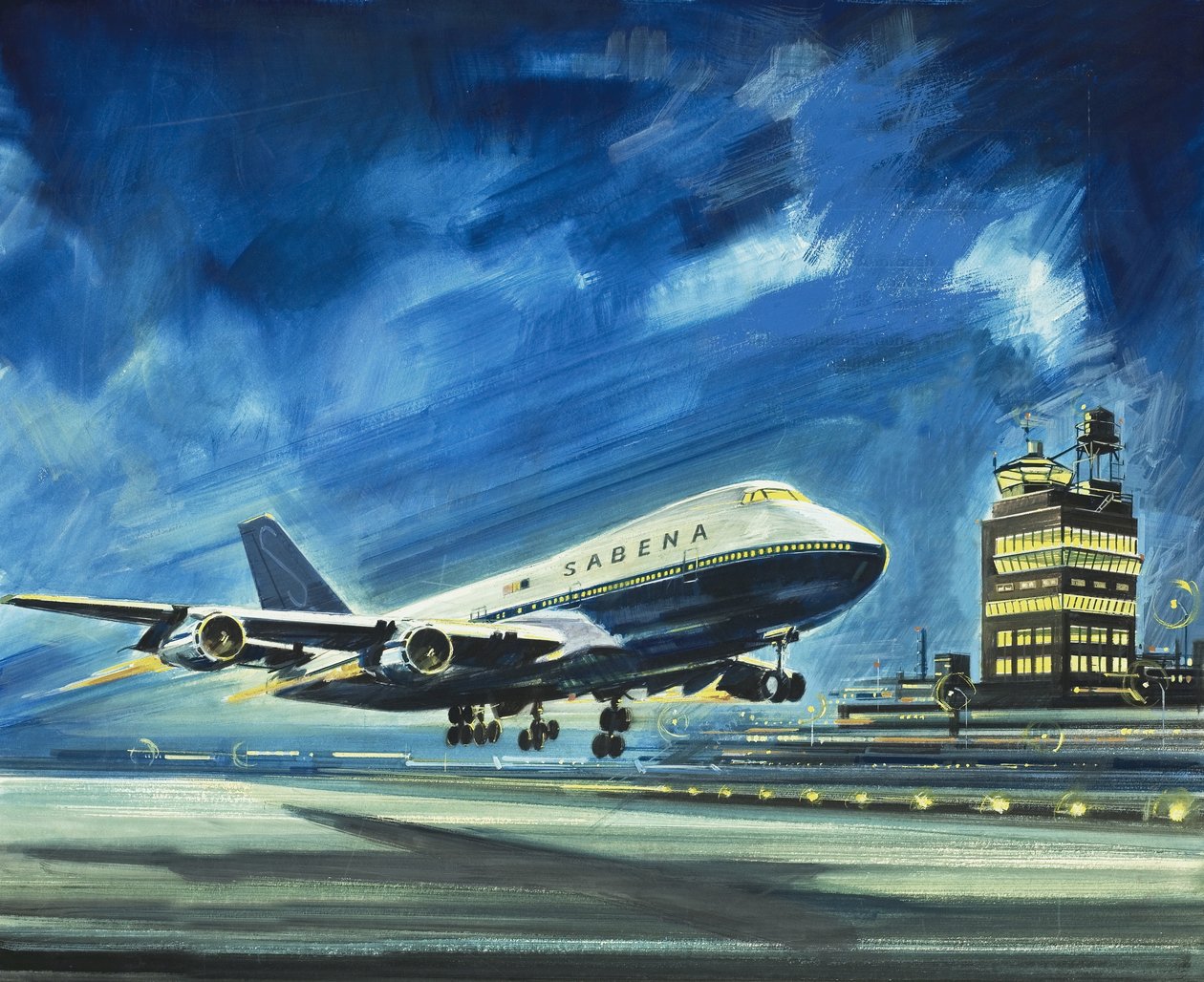 Sabena. Aviões de passageiros de Wilf (20th century) Hardy