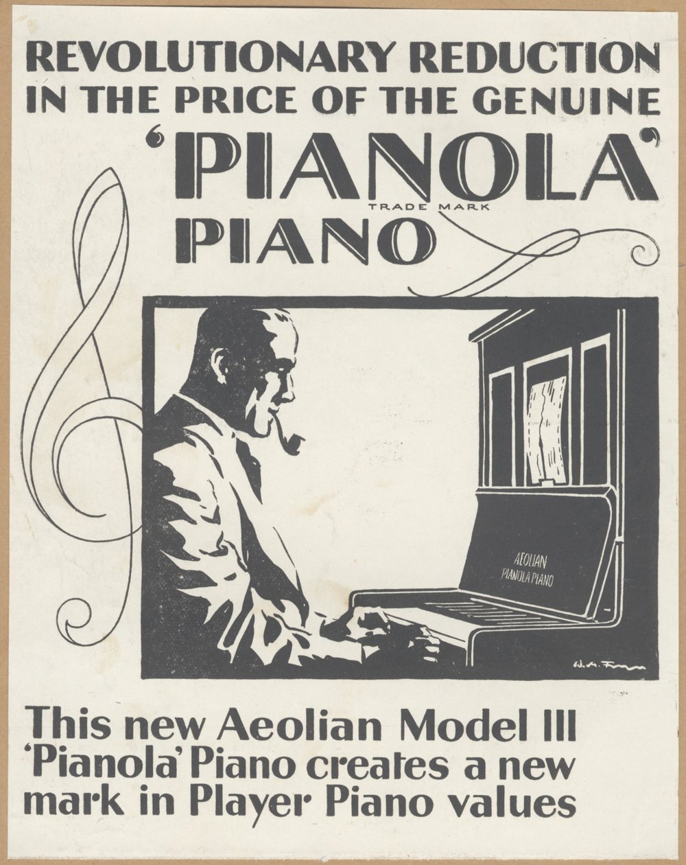 Companhia Eólica Pianolas, 1920s de Wilfred Fryer