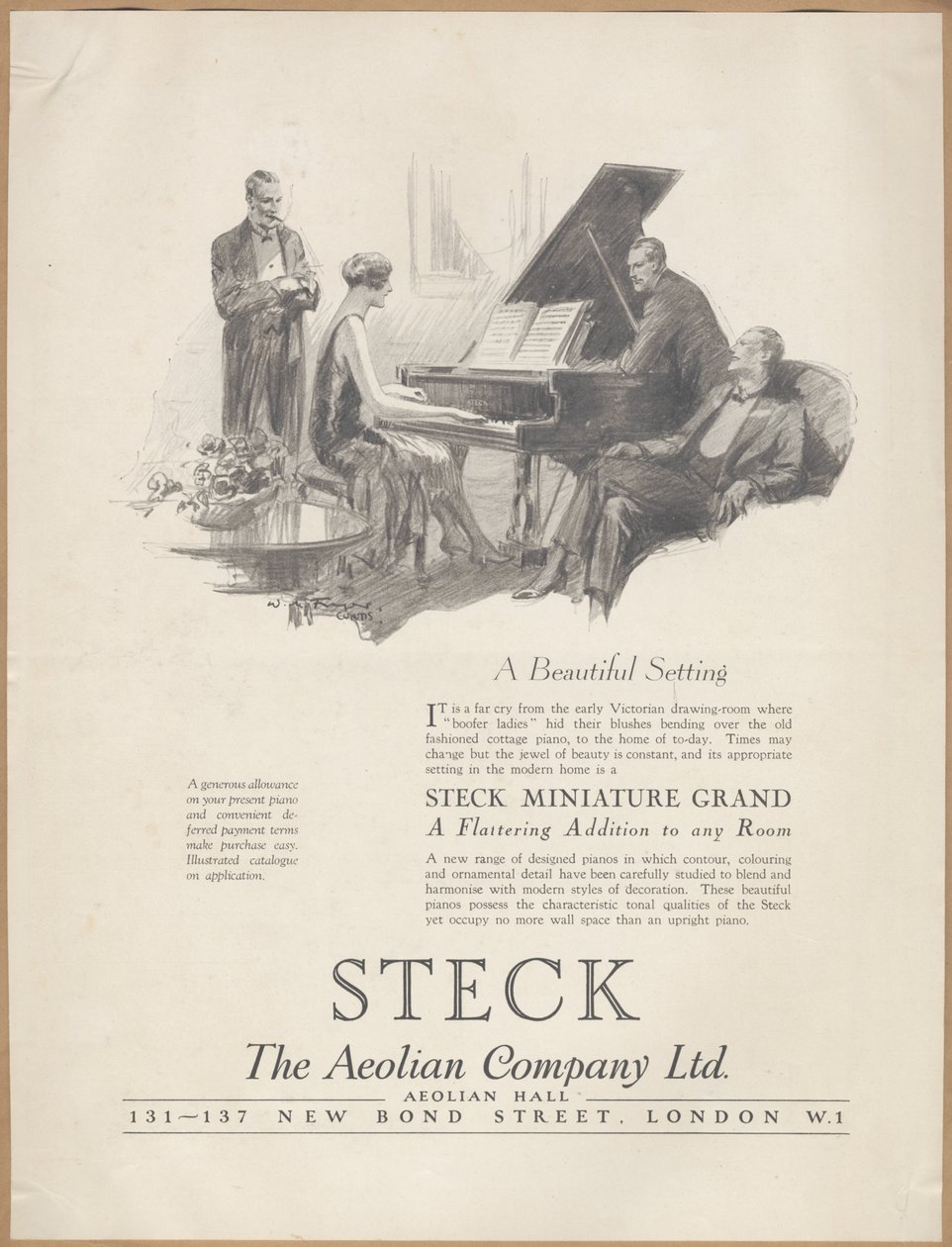 Companhia Eólica Pianolas, 1920s de Wilfred Fryer