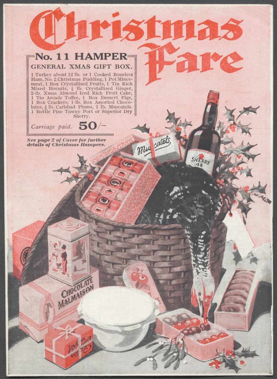Cestas de Natal, c1920 de Wilfred Fryer