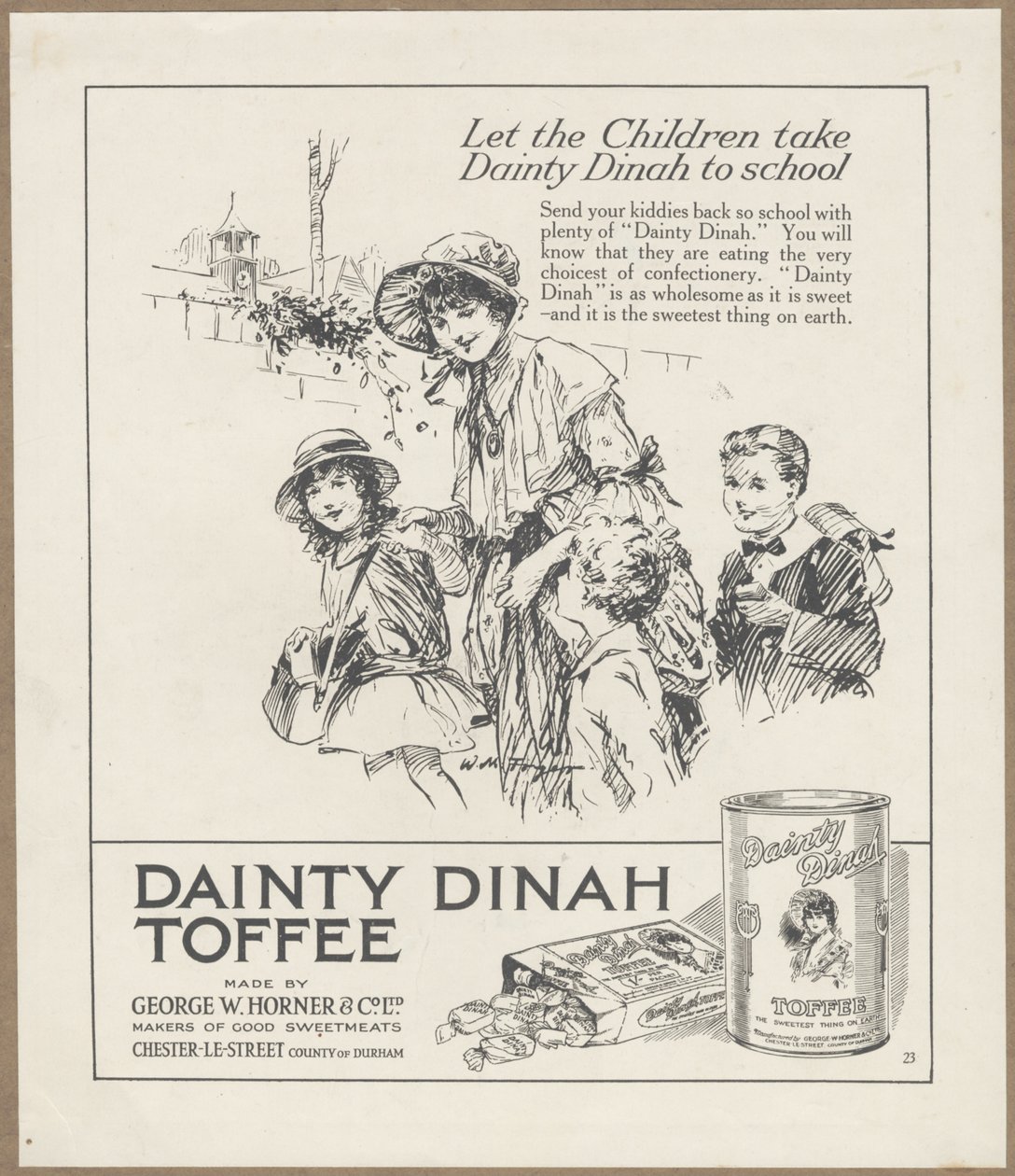 Dainty Dinah Toffee, c.1920 de Wilfred Fryer