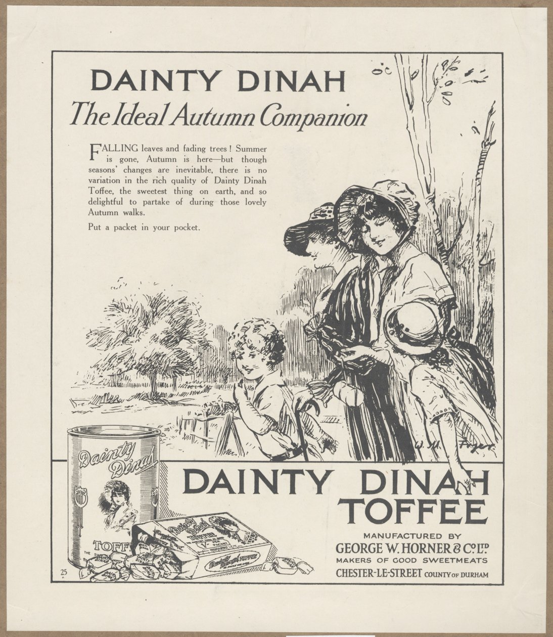 Dainty Dinah Toffee, c.1920 de Wilfred Fryer