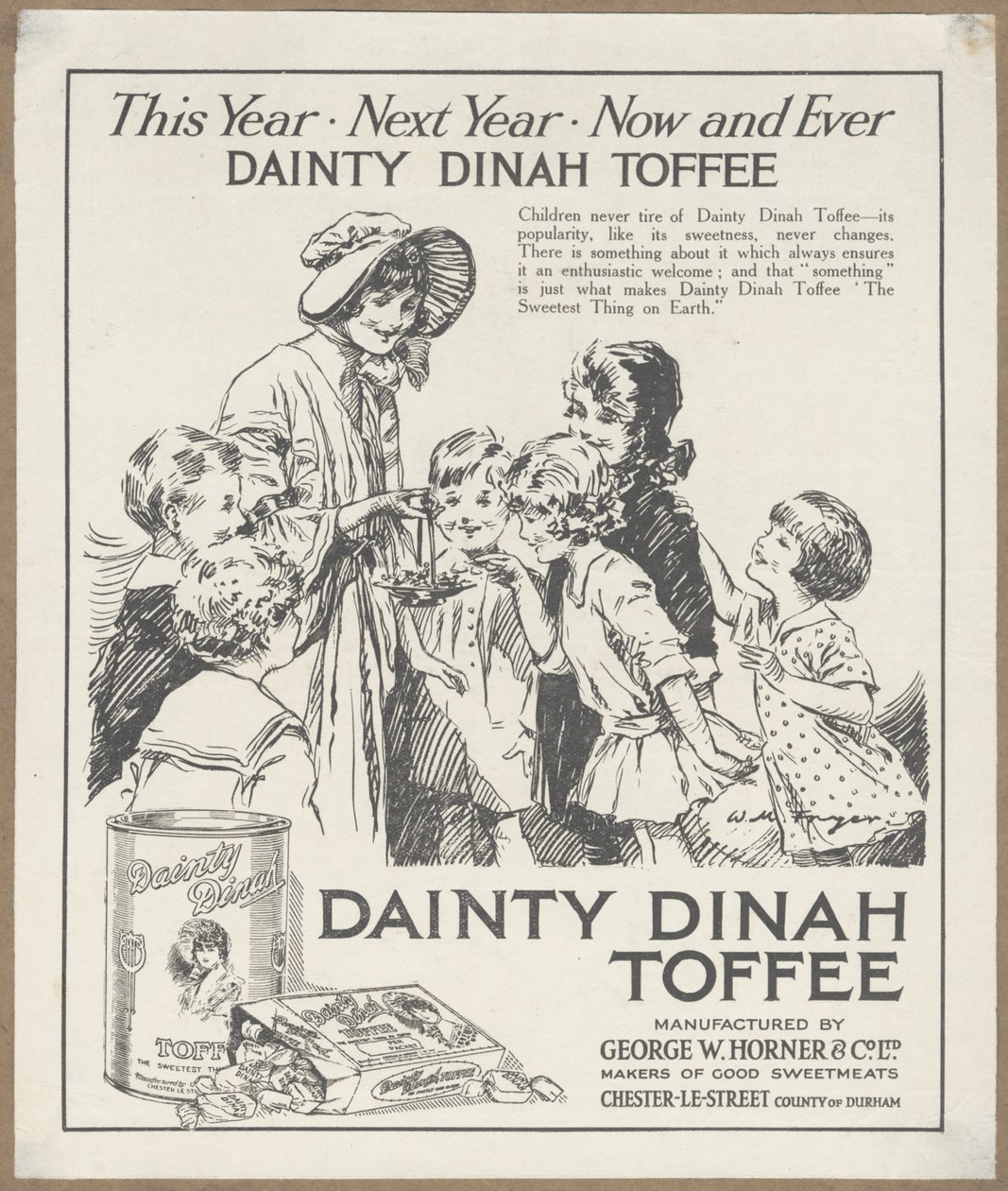 Dainty Dinah Toffee, c.1920 de Wilfred Fryer