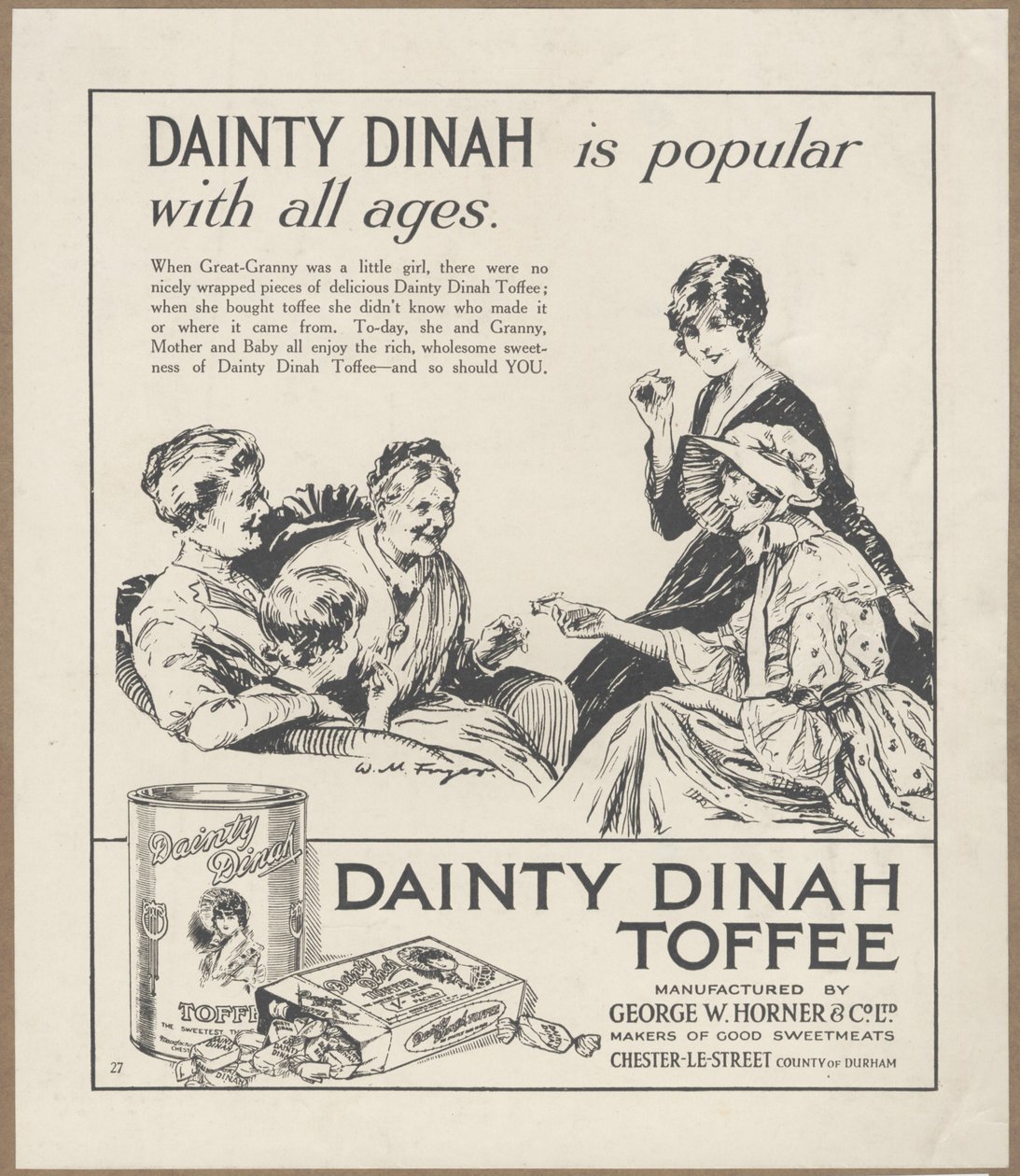Dainty Dinah Toffee, c.1920 de Wilfred Fryer
