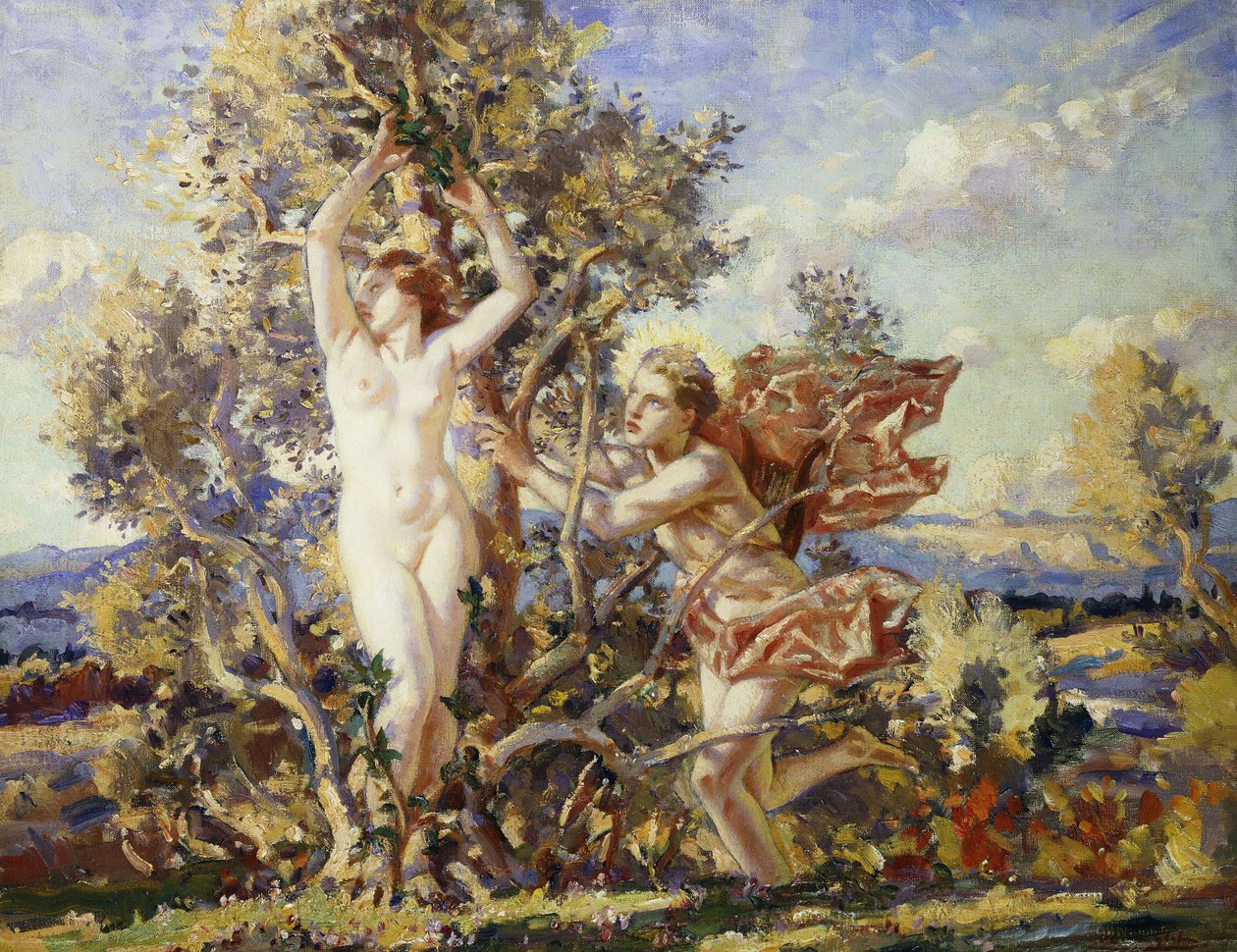 Apolo e Dafne de Wilfred Gabriel de Glehn