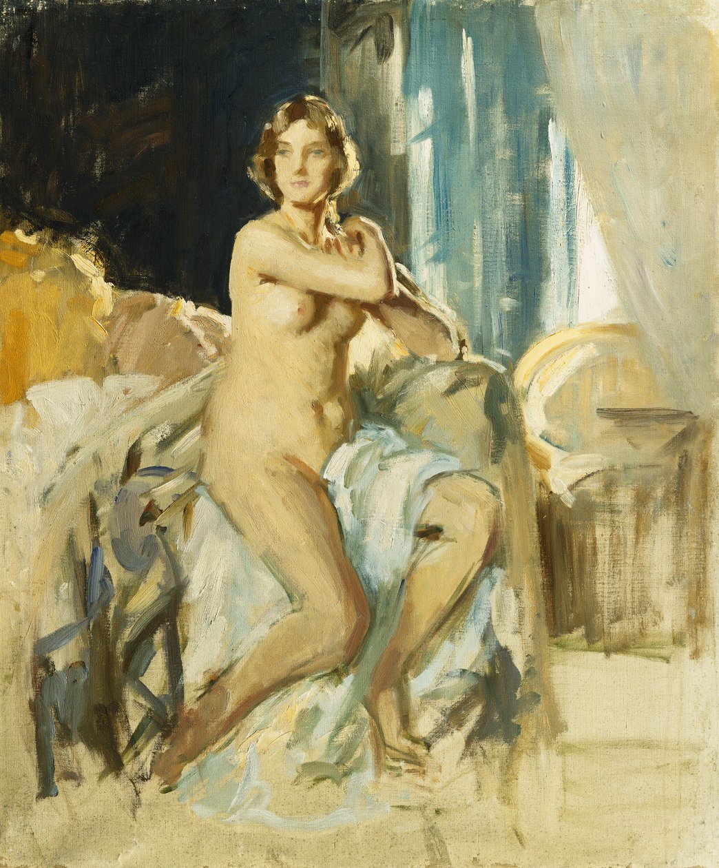 Estudo para o espelho de Wilfred Gabriel de Glehn