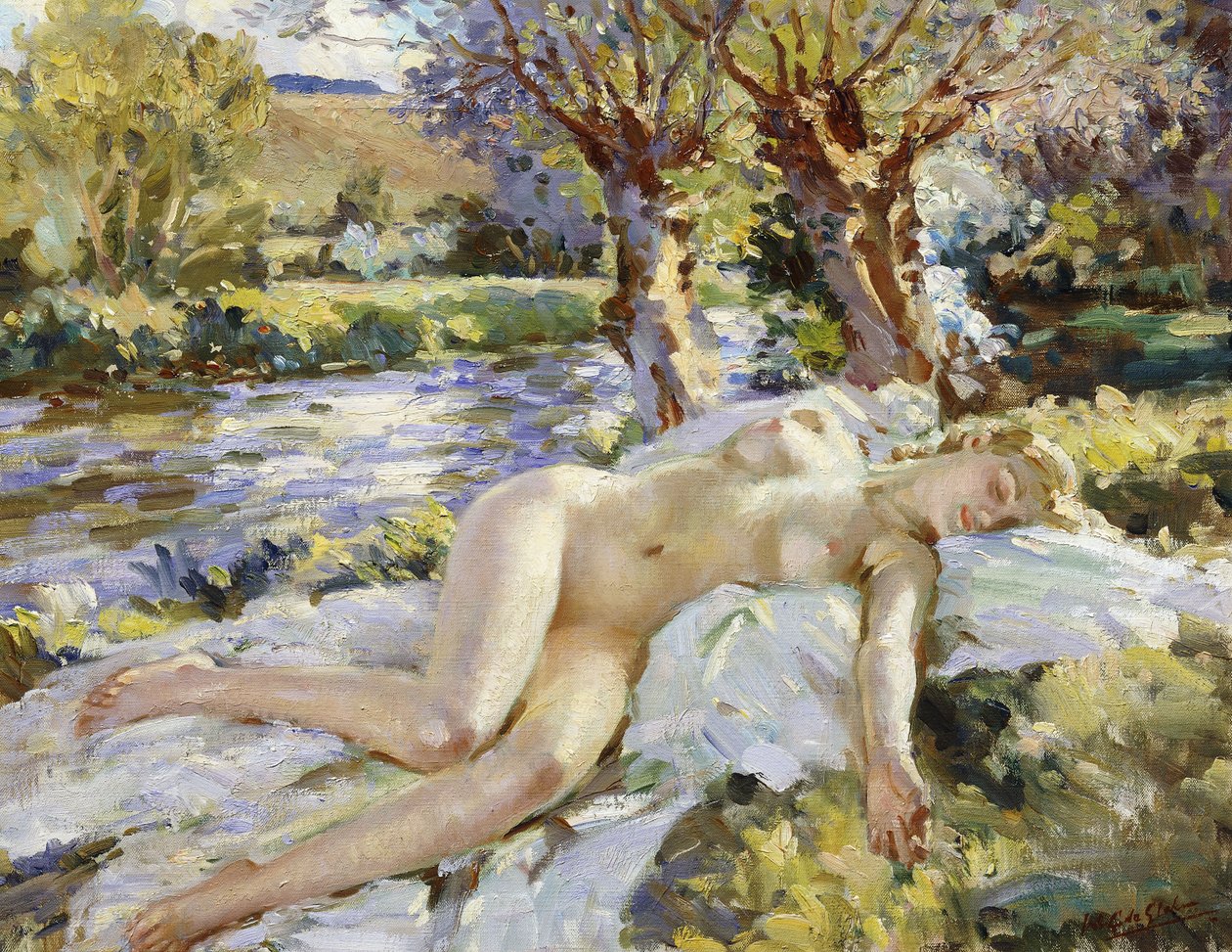 Verão na Avon de Wilfred Gabriel de Glehn