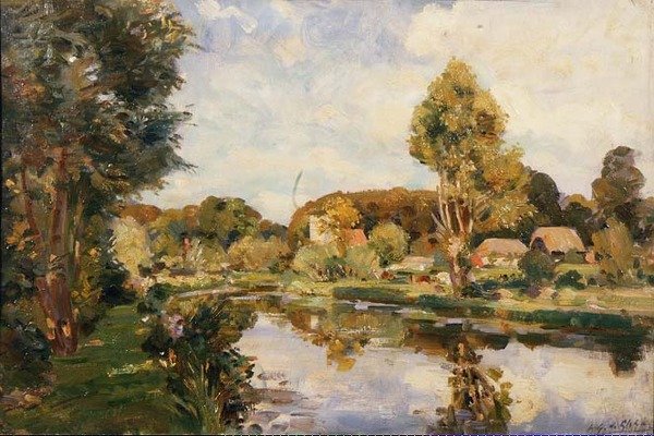 O Avon perto de Great Dunford de Wilfred Gabriel de Glehn