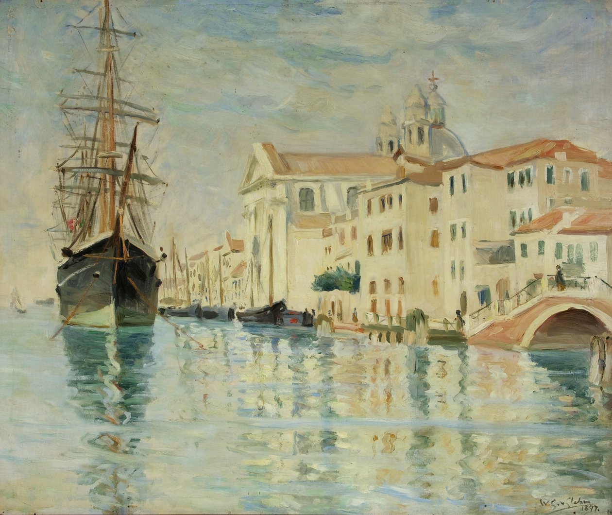O Grande Canal, Veneza de Wilfred Gabriel de Glehn
