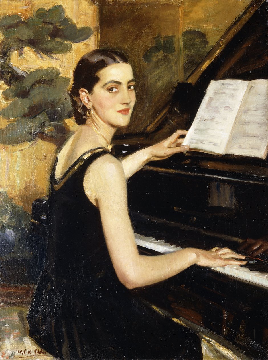 O Pianista de Wilfred Gabriel de Glehn