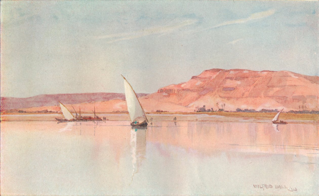 No Nilo, c1900 de Wilfrid Williams Ball