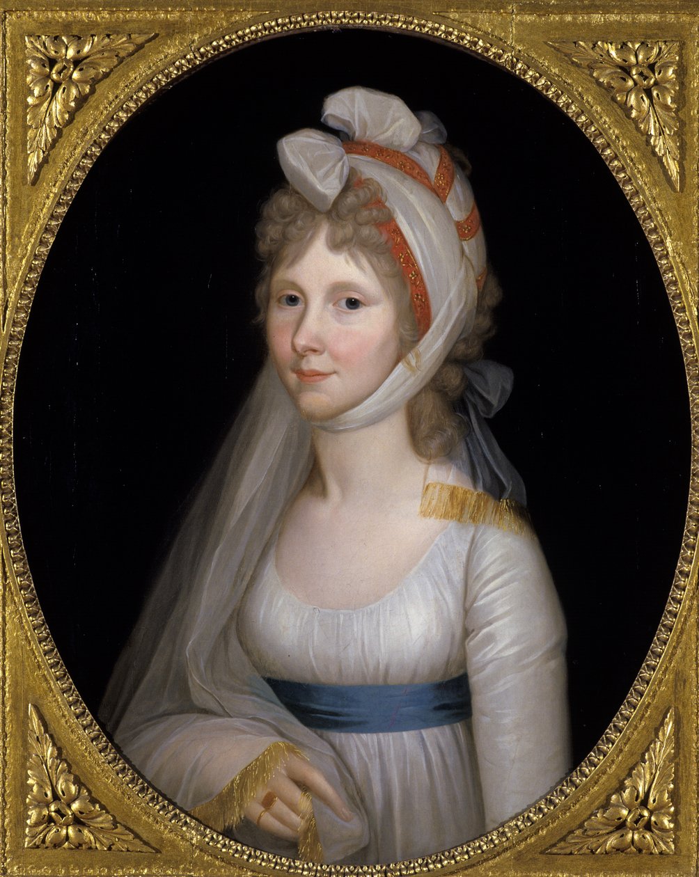 Auguste, princesa hereditária de Hessen-Kassel, c.1800 de Wilhelm Baettner