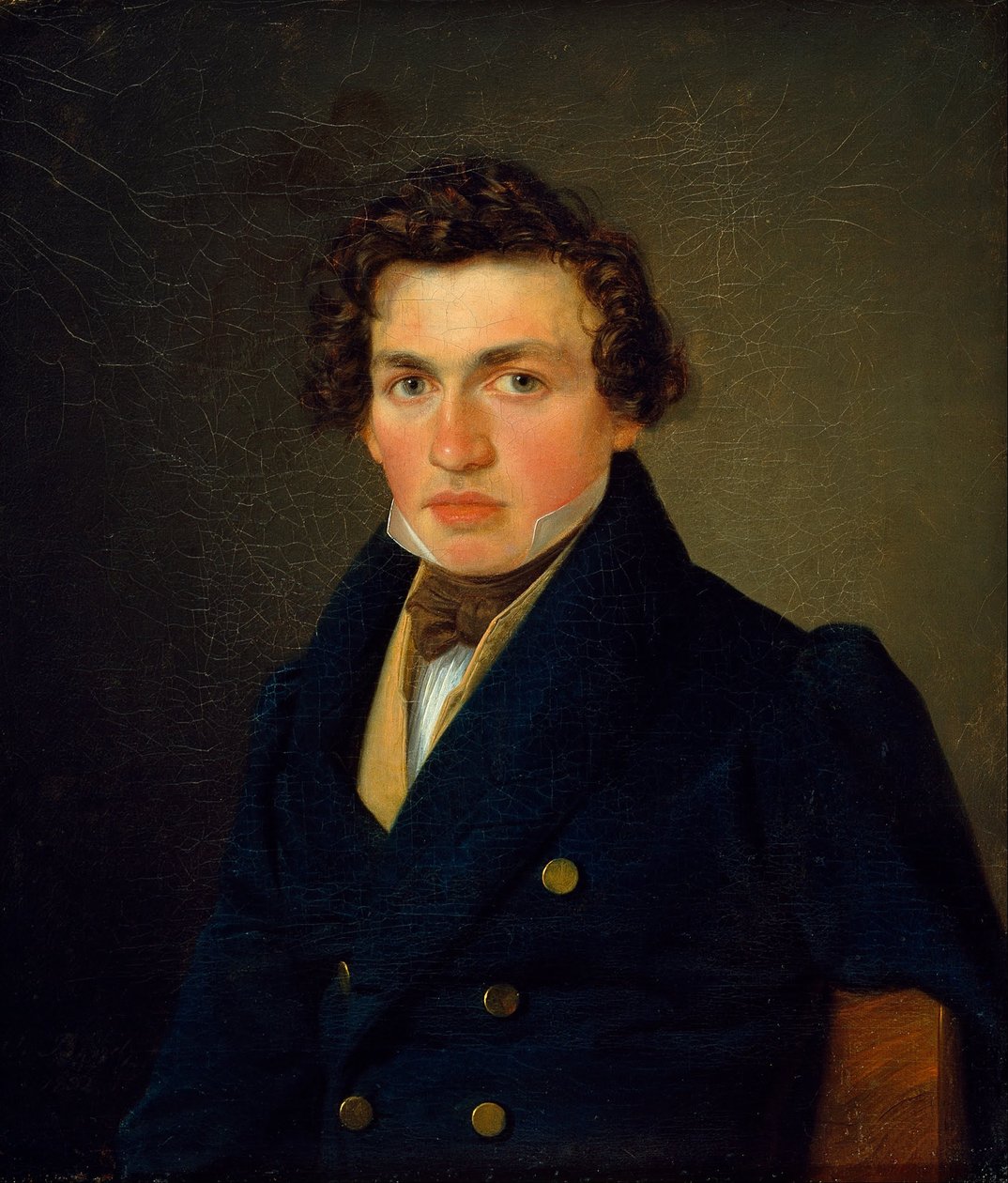 Retrato de um jovem. de Wilhelm Bendz