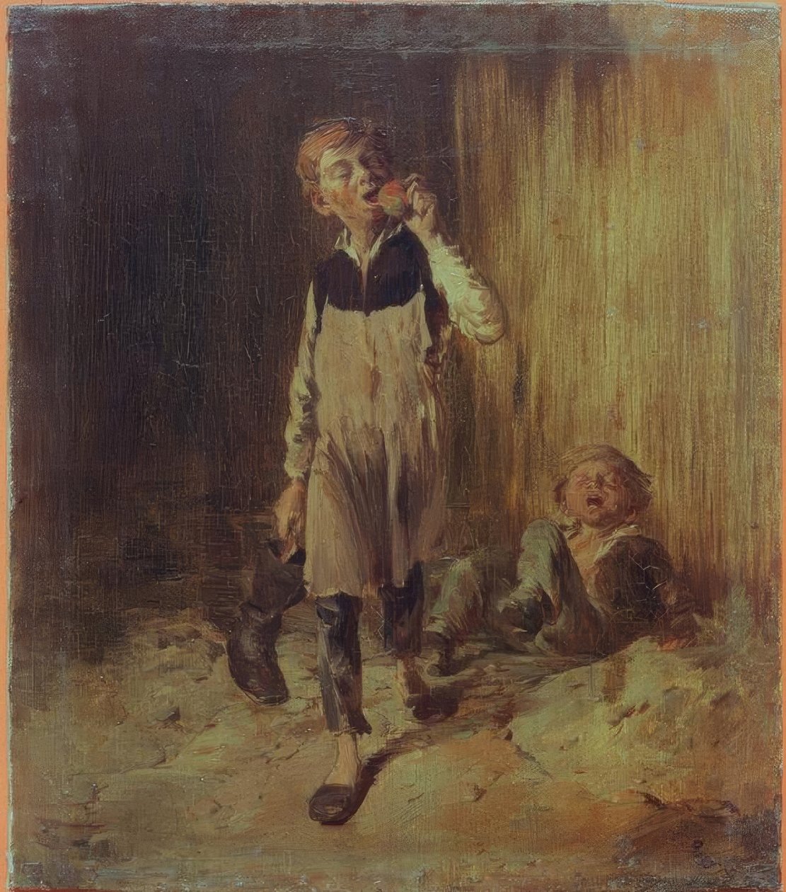 W.Busch, sapateiros depois de gritar de Wilhelm Busch