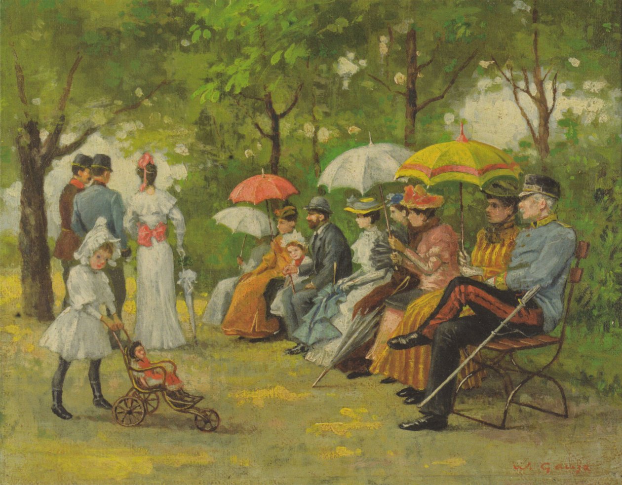A avenida de caminhões no Prater de Wilhelm Gause