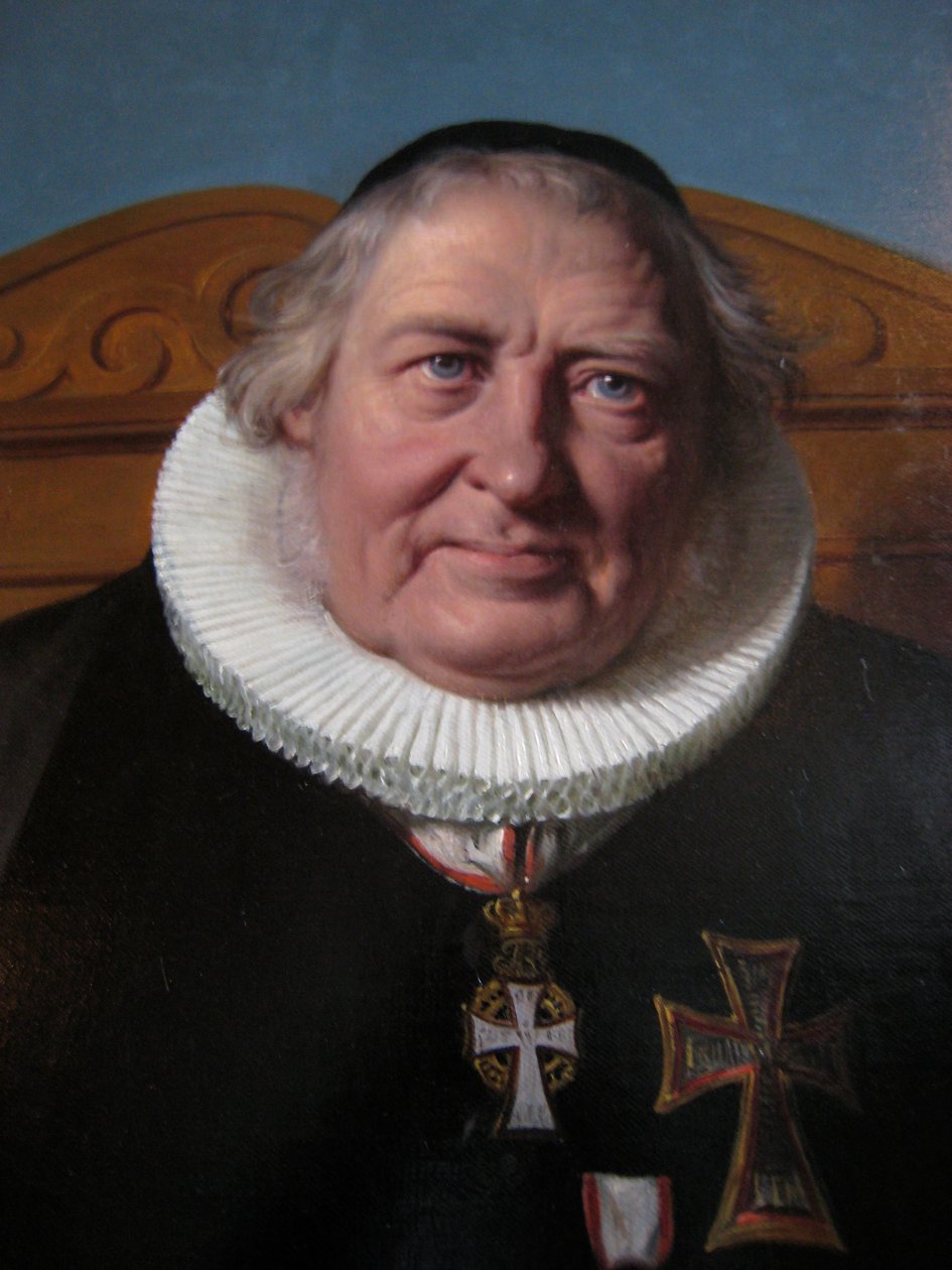 Eggert Christopher Tryde, reitor de Copenhague 1838-1857 de Wilhelm Marstrand
