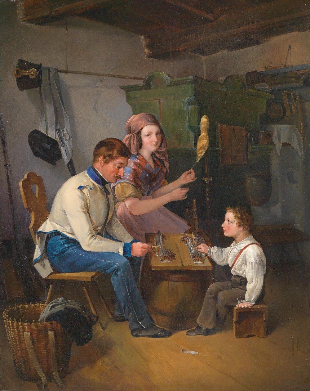 Brinque com os soldados de lata de Wilhelm Richter