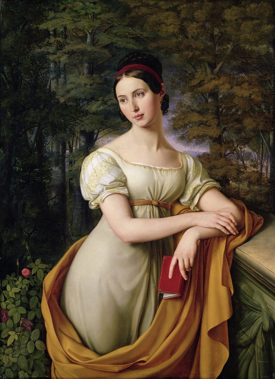 Agnes Rauch (1804-81), 1825 de Friedrich Wilhelm von Schadow