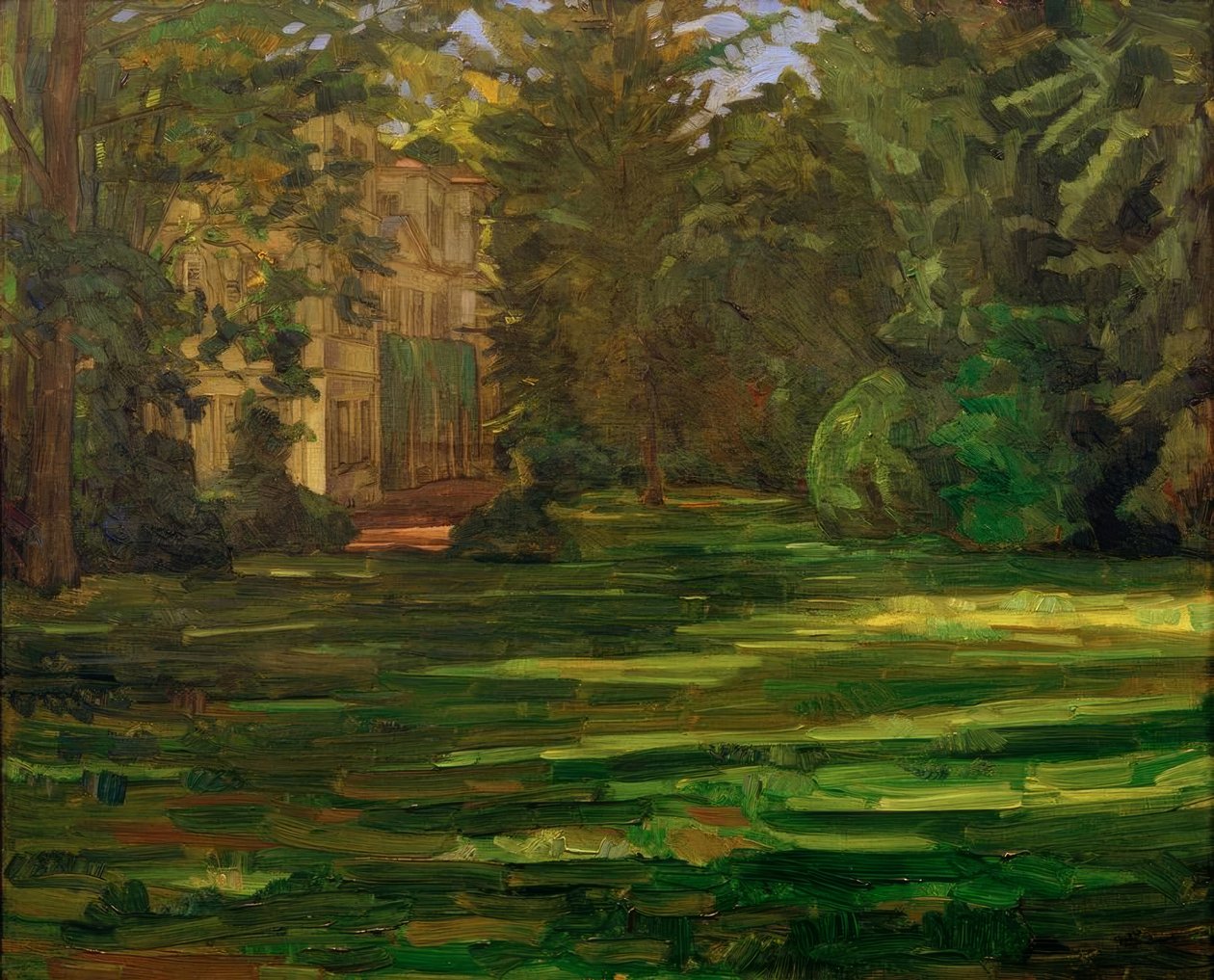 Castelo Hemsbach de Wilhelm Trübner