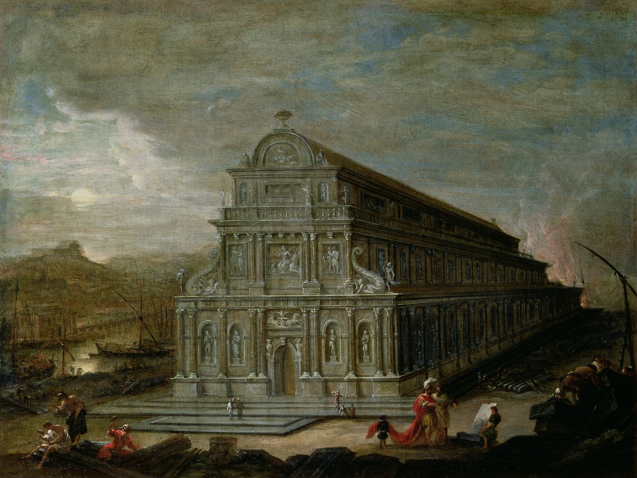 As Sete Maravilhas do Mundo: O Templo de Diana em Éfeso de Wilhelm van Ehrenberg
