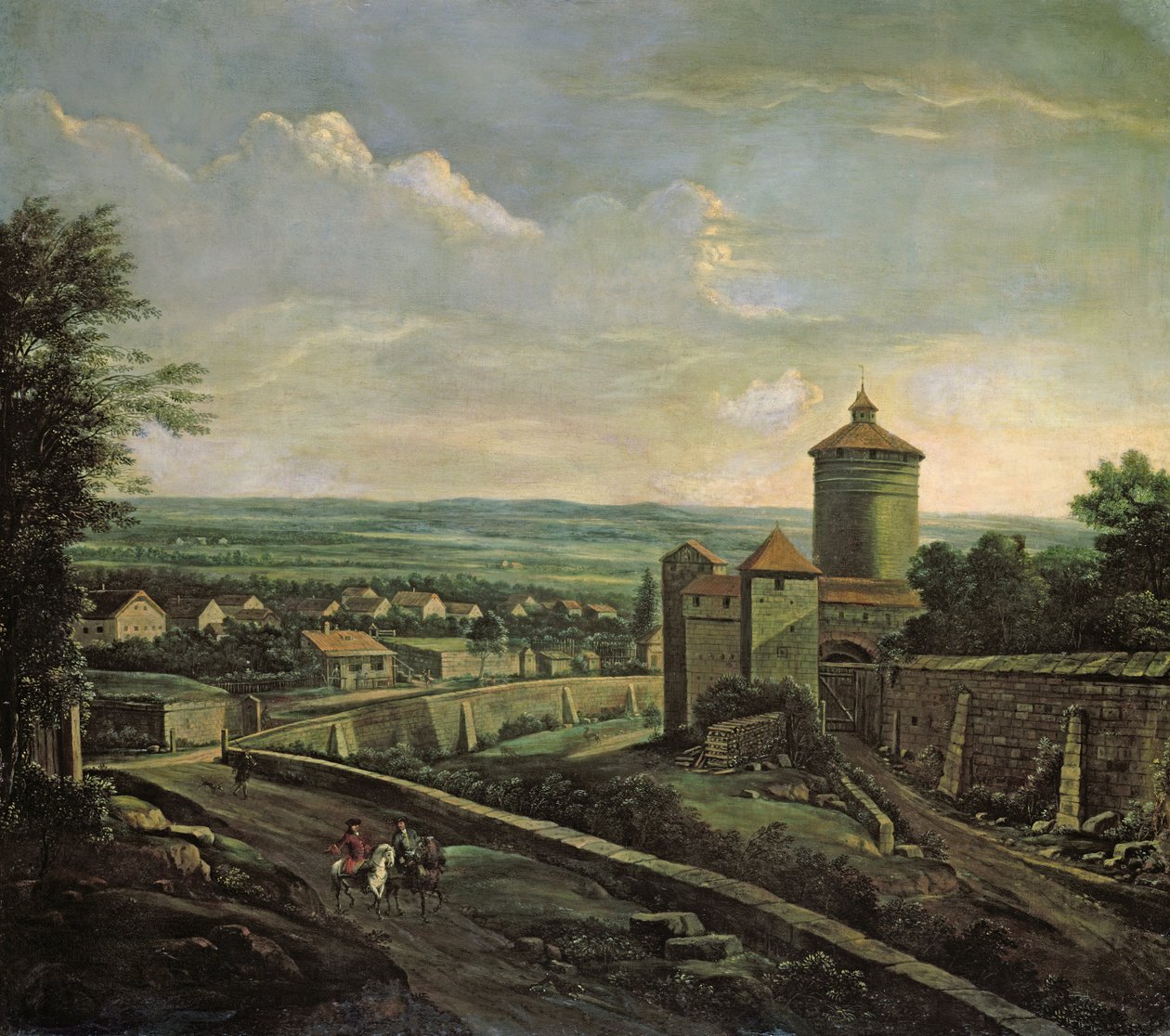 Vista, de, nuremberg, verão de Wilhelm von Bemmel