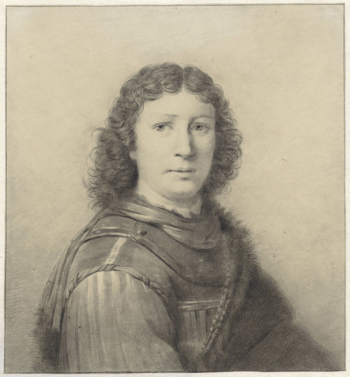Retrato de um jovem com colarinho e corrente de Wilhelm Adrian Netscher