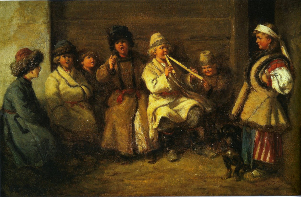 Crianças a cantar na Páscoa de Wilhelm Amandus Beer