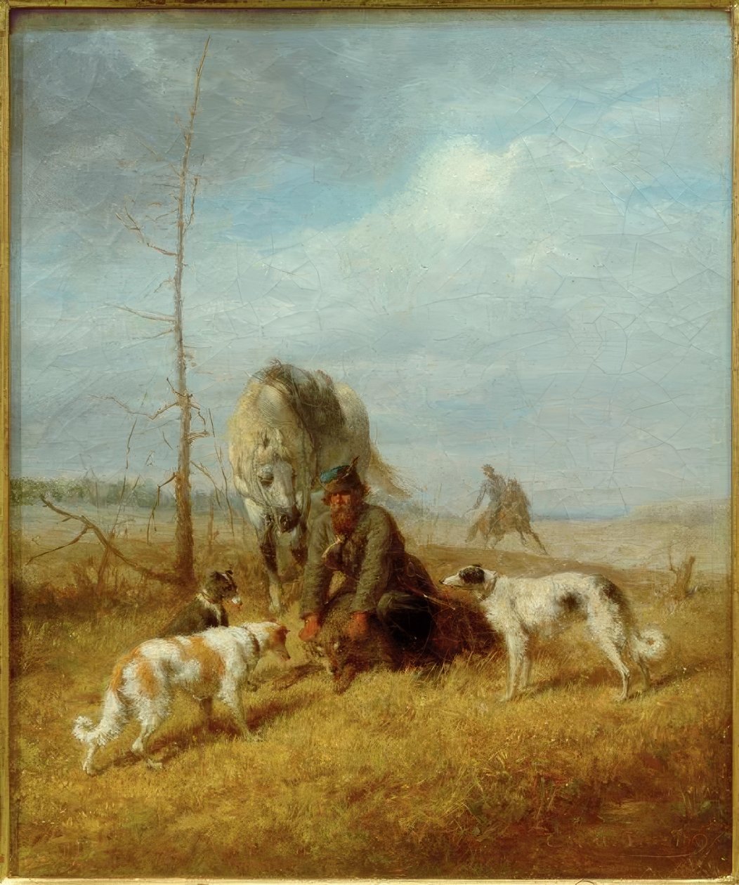 Caça ao lobo no verão de Wilhelm Amandus Beer