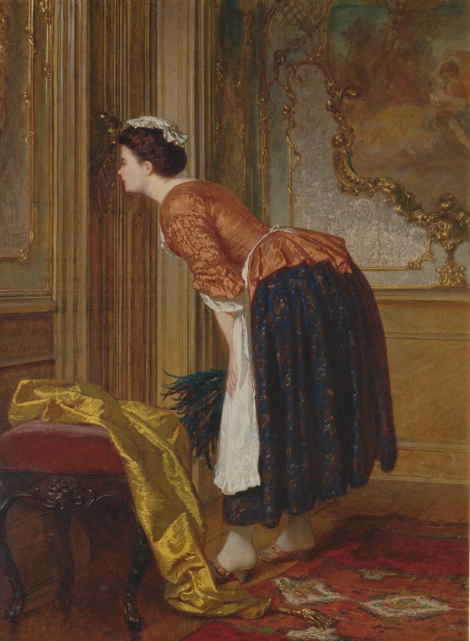 A empregada curiosa de Wilhelm Amberg