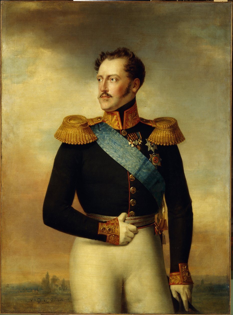 Retrato do Imperador Nicolau I de Wilhelm August Golicke