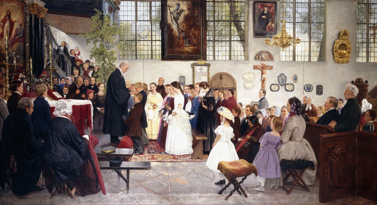 A confirmação, 1863 de Wilhelm August Stryowski