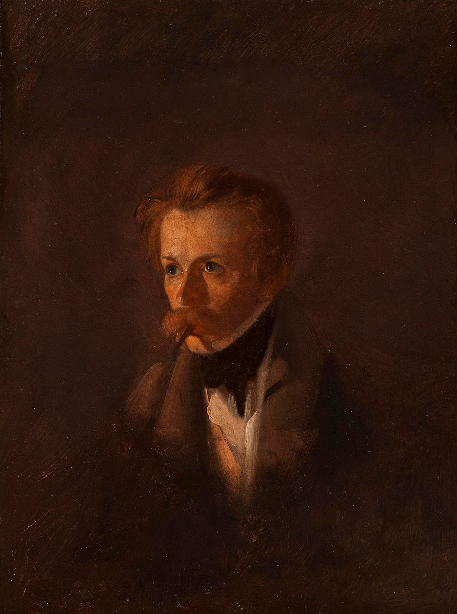 Retrato de Daniel Fohr de Wilhelm Bendz