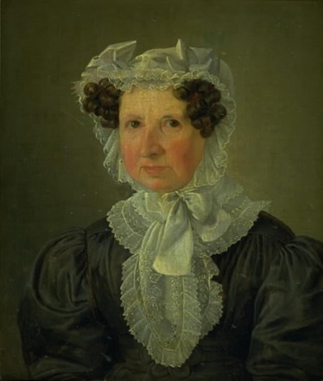 Retrato da Virgem Papai Noel de Wilhelm Bendz
