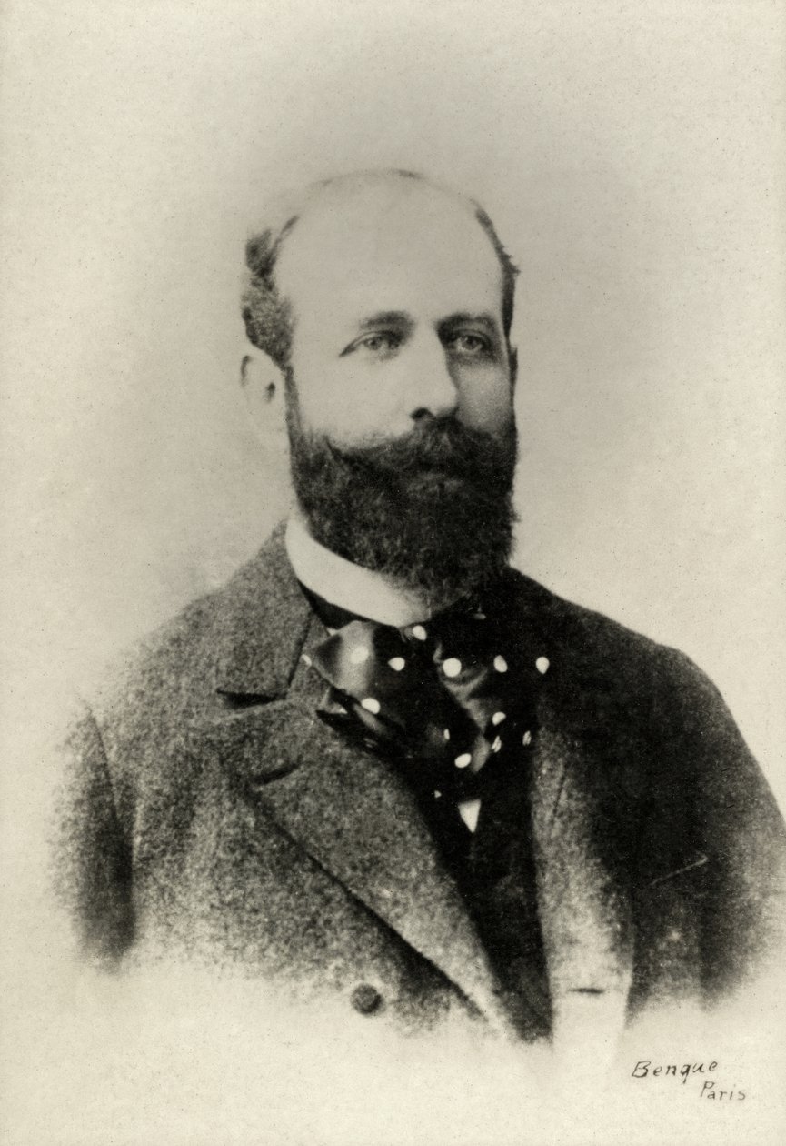Retrato de Jean Francois Raffaelli (foto) de Wilhelm Benque