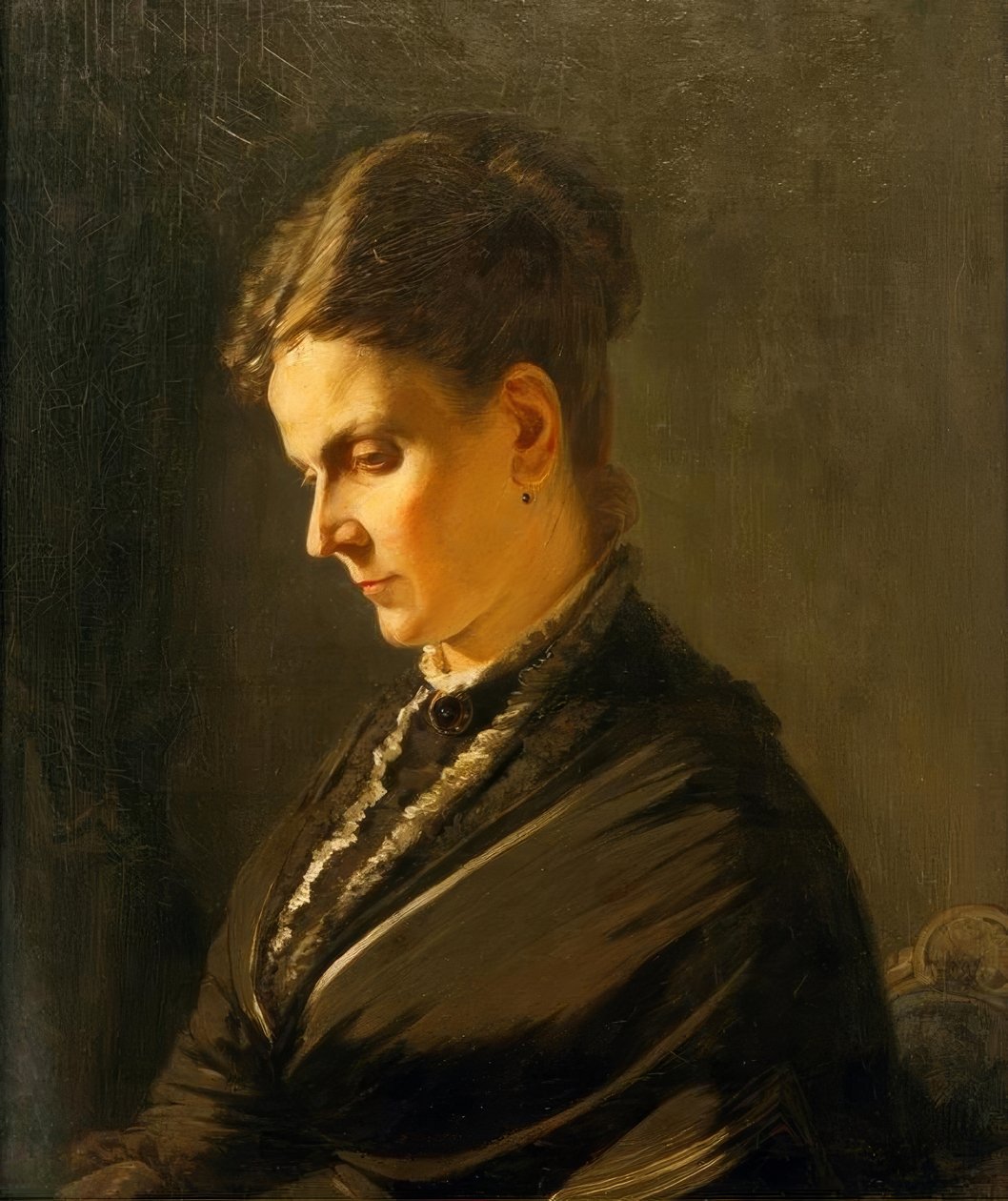 Retrato Johanna Kessler de Wilhelm Busch