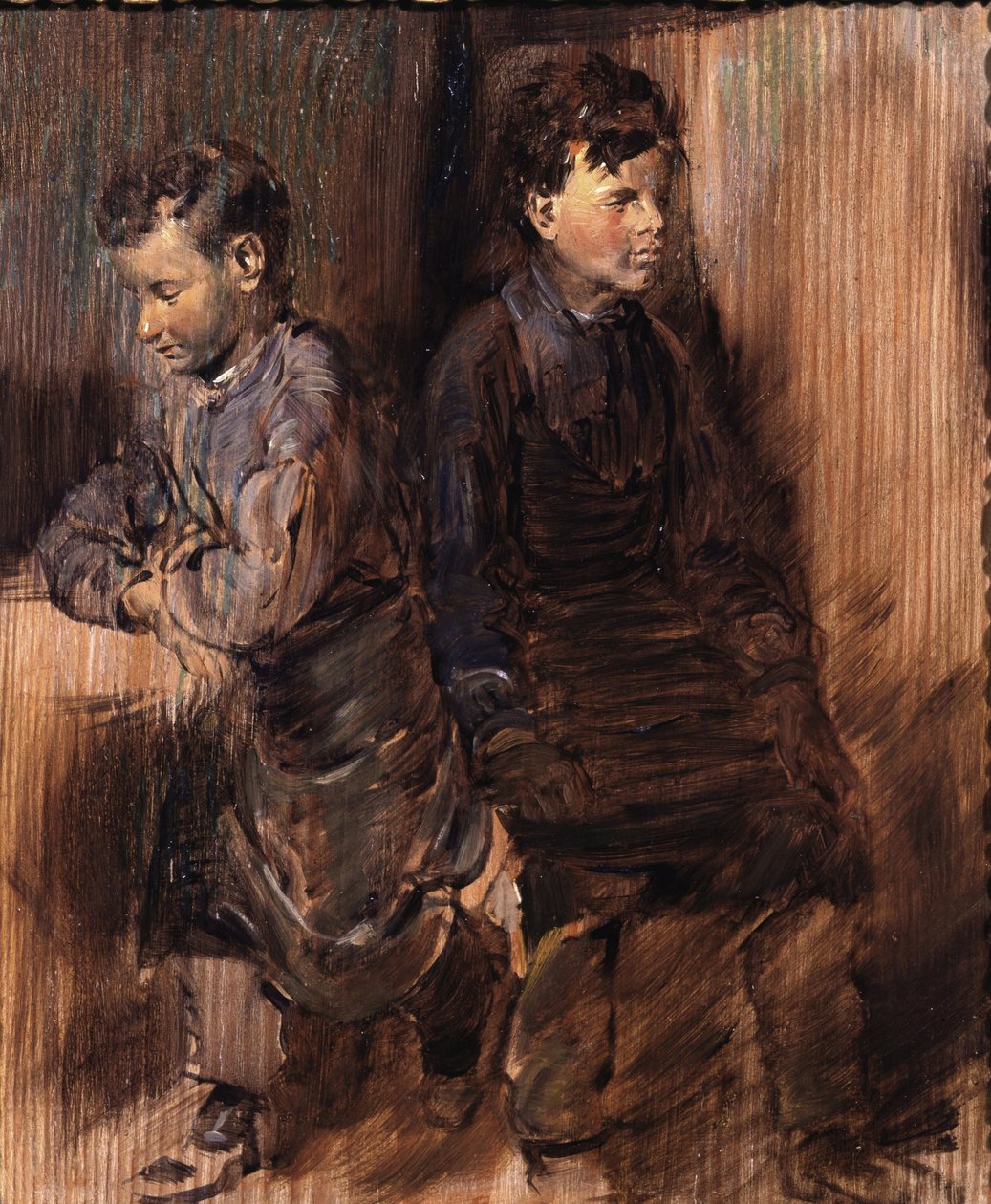 Dois jovens sapateiros de Wilhelm Busch