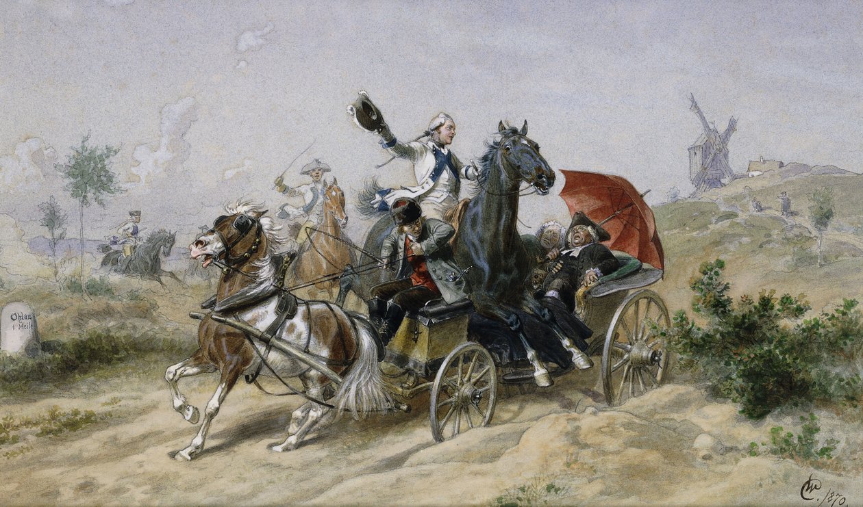 Uma Chamada Fechada, 1870 de Wilhelm Camphausen