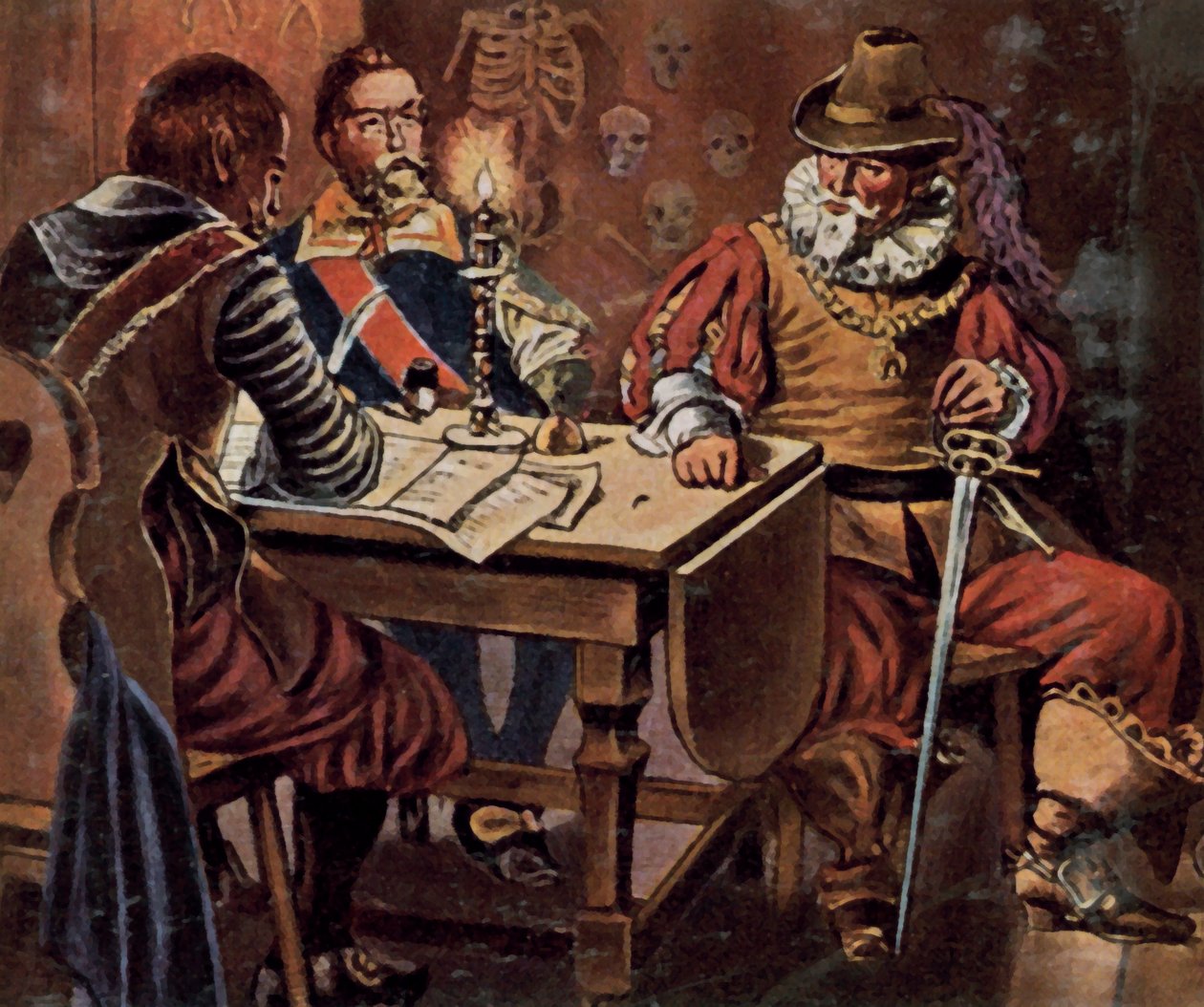 Tilly na casa de campo do coveiro de Wilhelm Camphausen