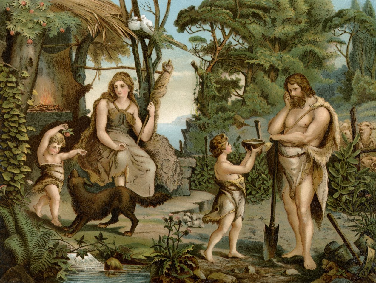 Rio da Expulsão (lito colorido) de Wilhelm Ebbinghaus
