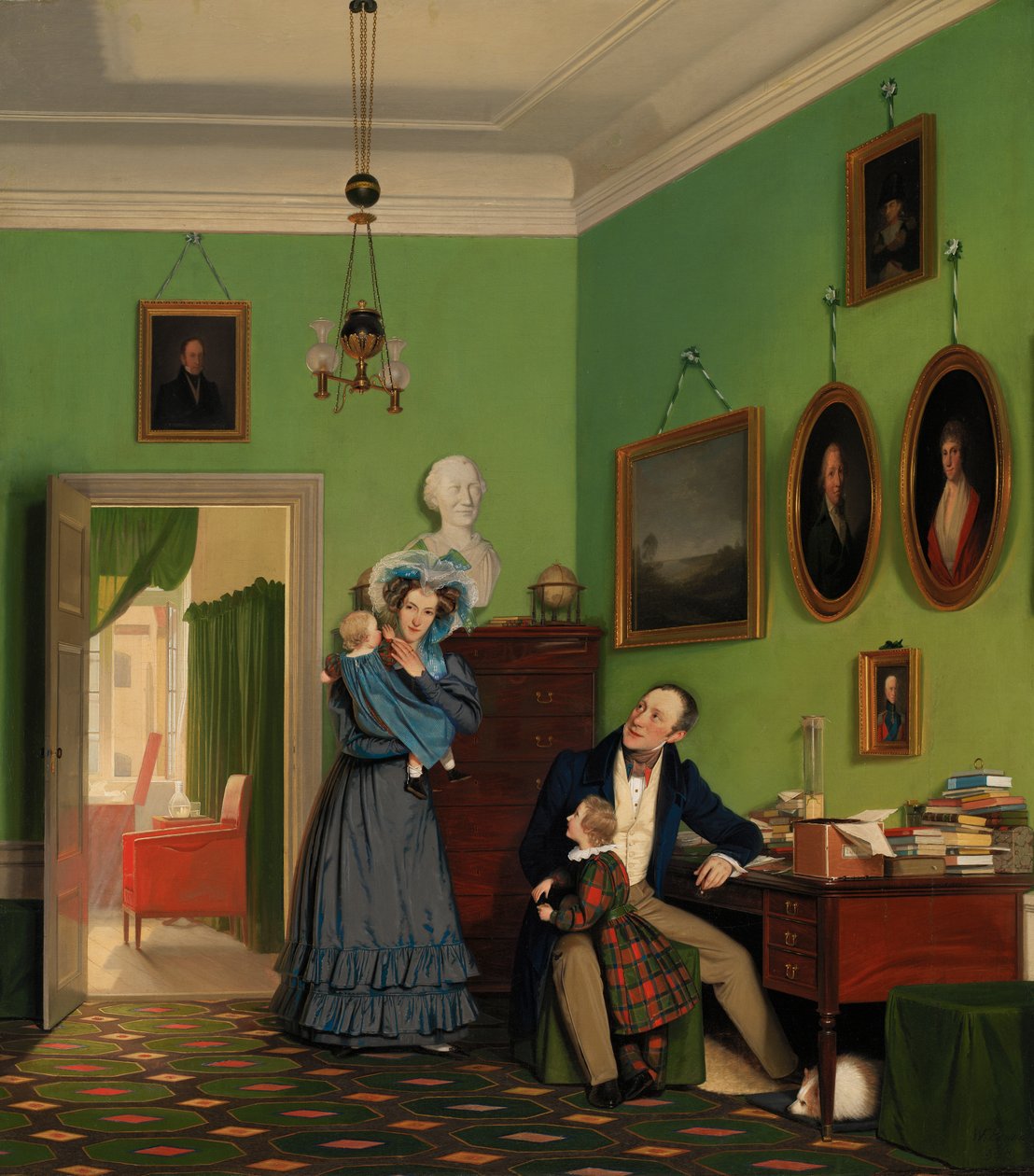 Família Waagepetersen de Wilhelm Ferdinand Bendz