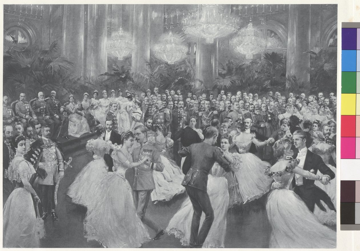 Baile na corte - raciocínio da quadrilha de Wilhelm Gause