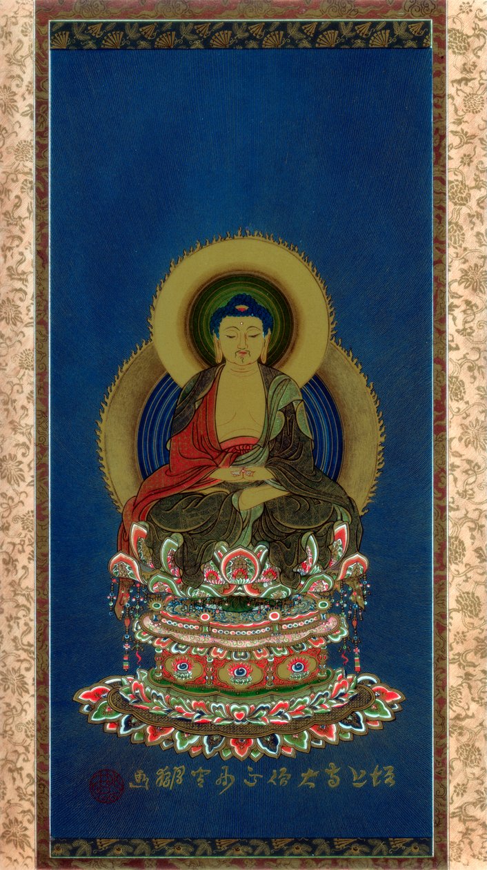 Amitabha, início do século XIX 1886 de Wilhelm Greve