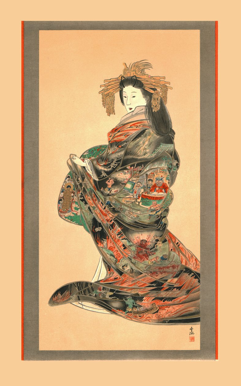 Jigoku Reigan, século XIX, 1886 de Wilhelm Greve