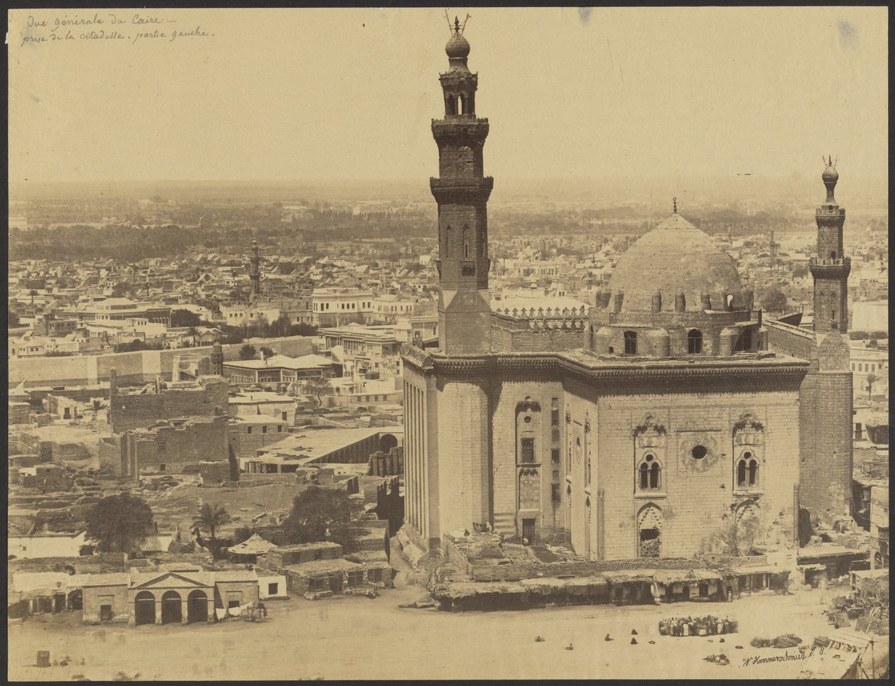 Vista geral do Cairo - tirada da cidadela, lado esquerdo de Wilhelm Hammerschmidt