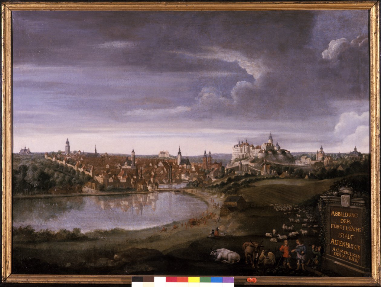 Vista de Altemburgo de Wilhelm I Richter